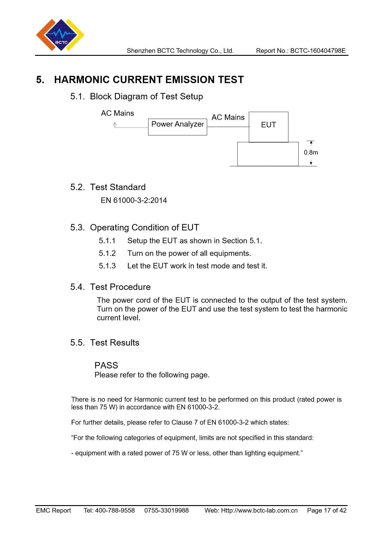 Tri-Oxy FRESH EMC Report Page 17