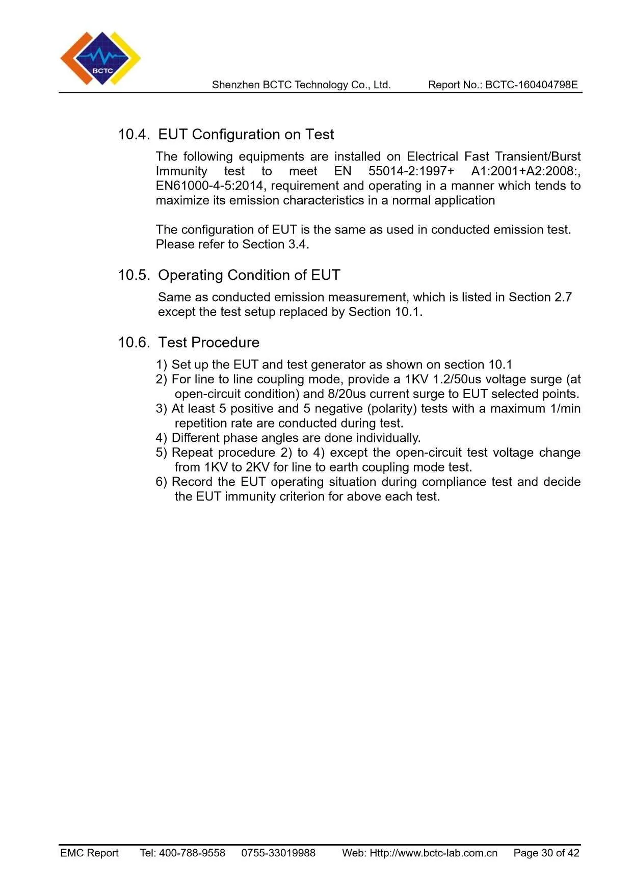 Tri-Oxy FRESH EMC Report Page 30