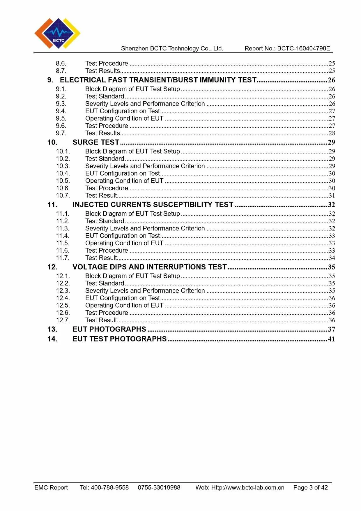 Tri-Oxy FRESH EMC Report Page 3