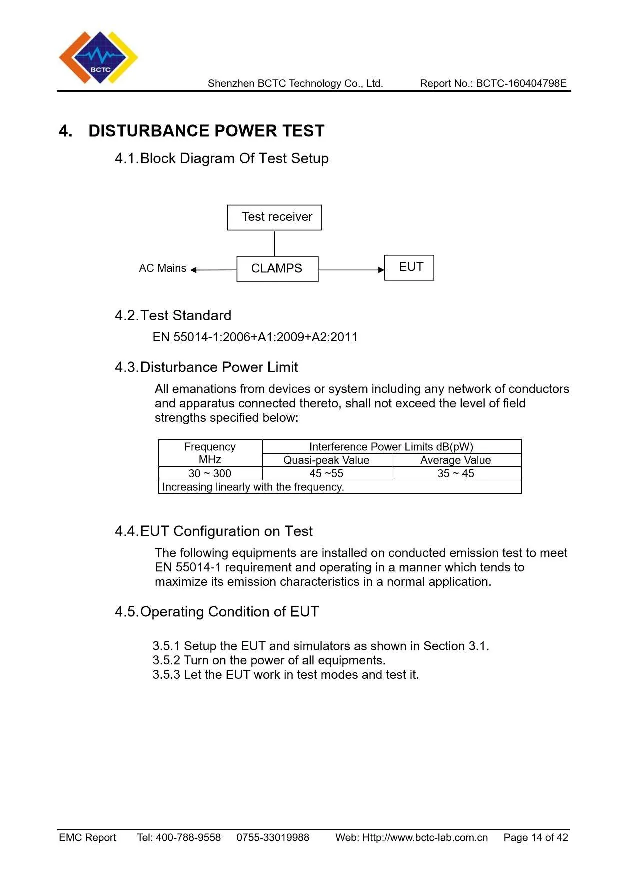 Tri-Oxy FRESH EMC Report Page 14