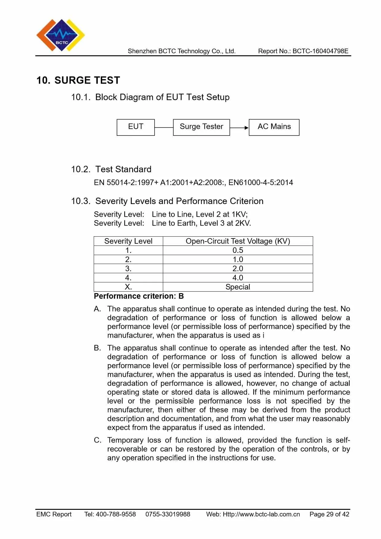 Tri-Oxy FRESH EMC Report Page 29