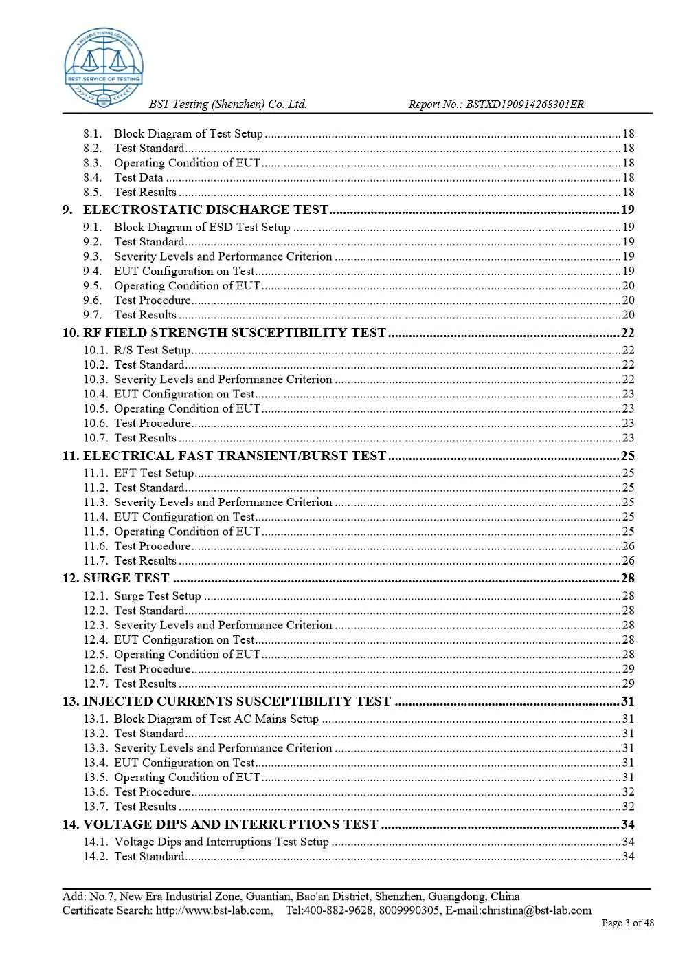 Ionic Refresher EMC Report Page 3