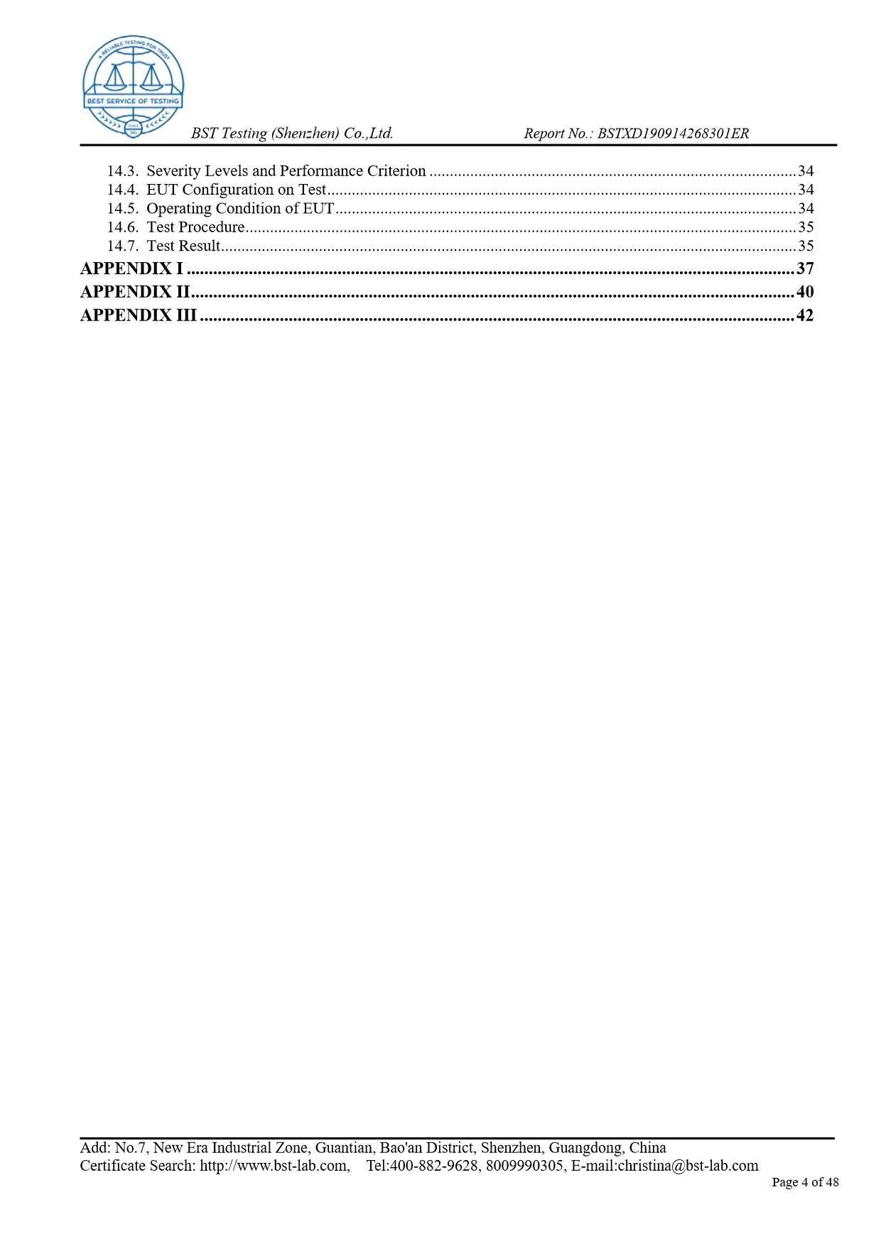 Ionic Refresher EMC Report Page 4