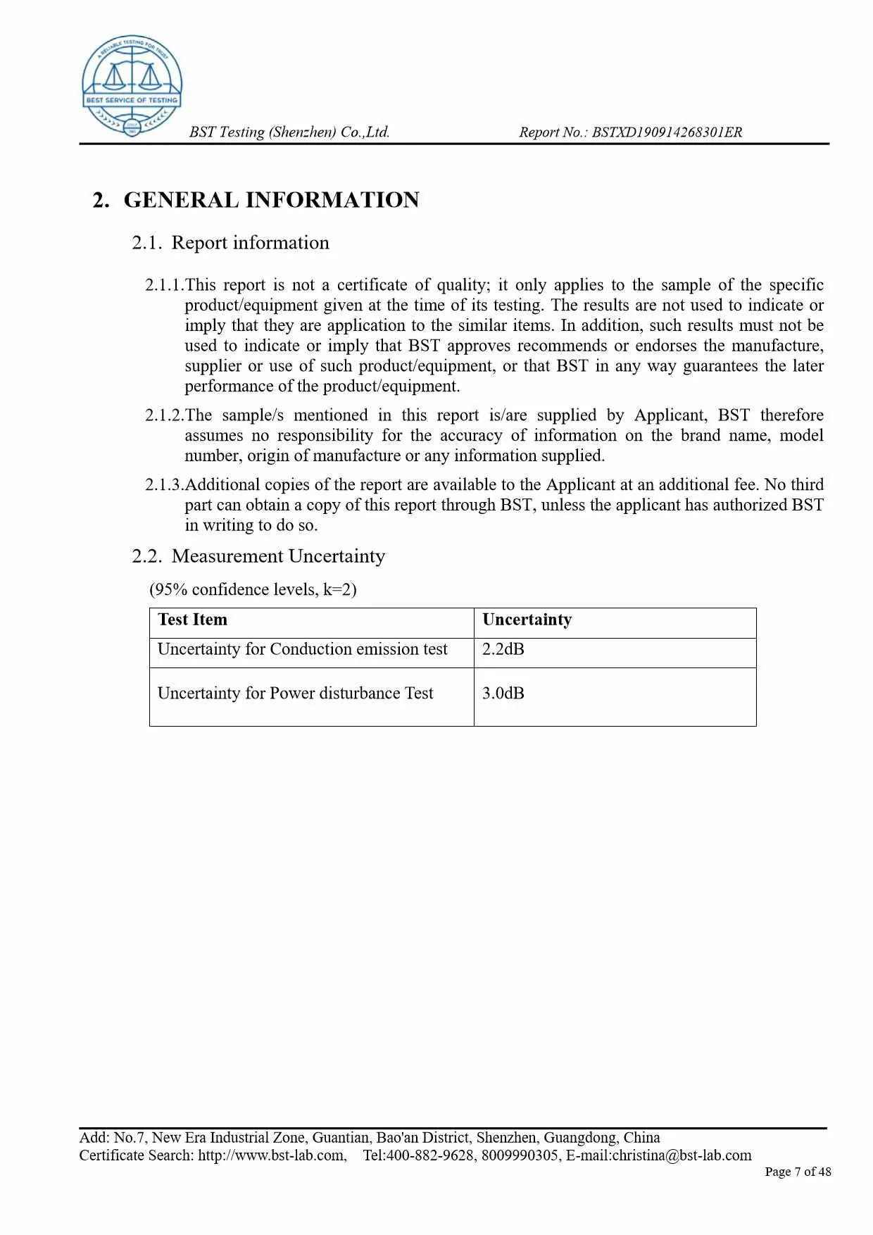 Ionic Refresher EMC Report Page 7
