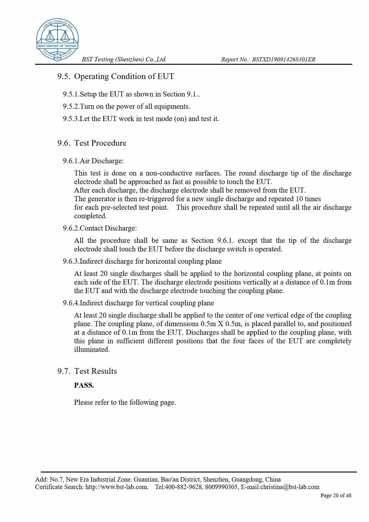 Ionic Refresher EMC Report Page 20