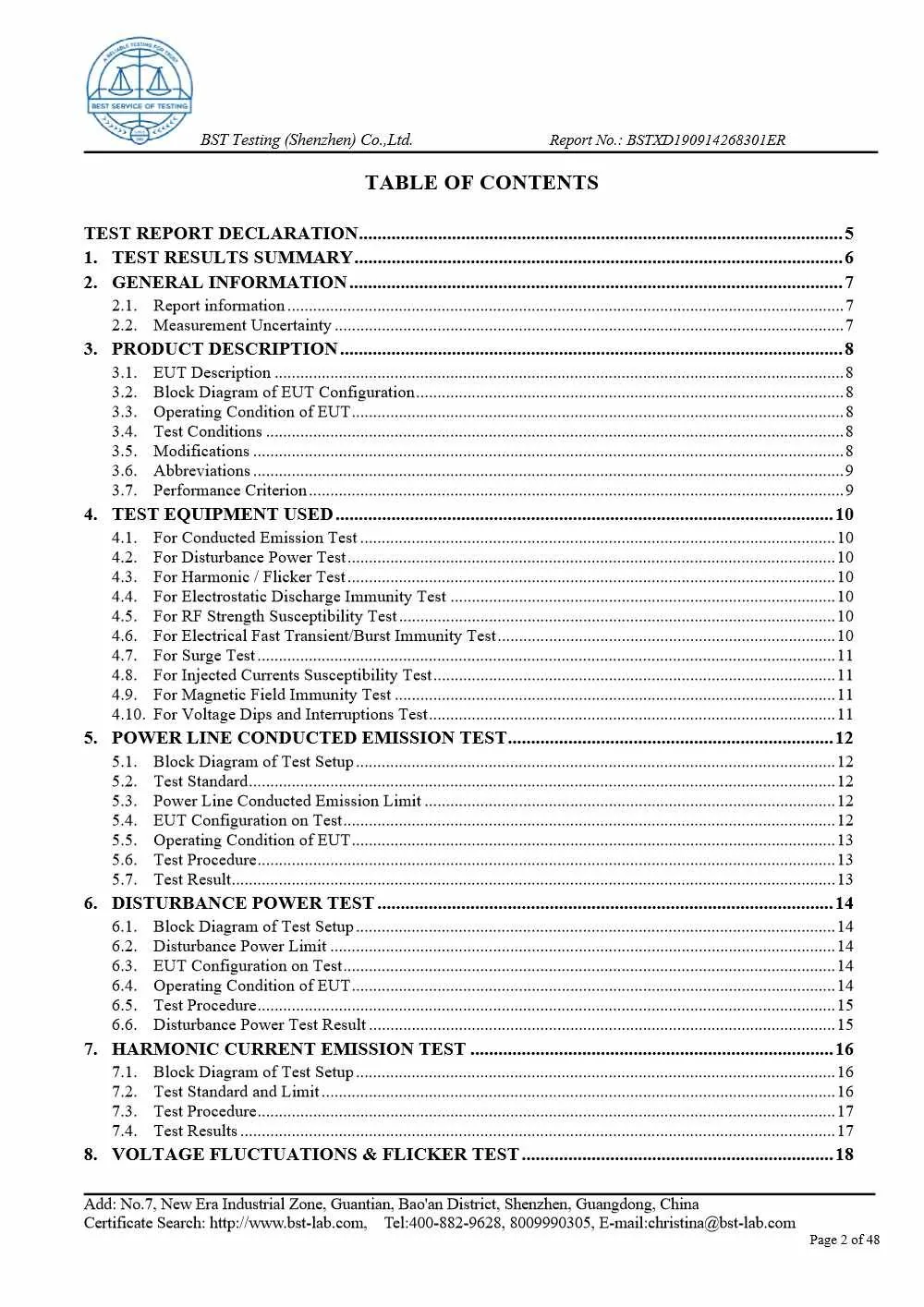 Ionic Refresher EMC Report Page 2
