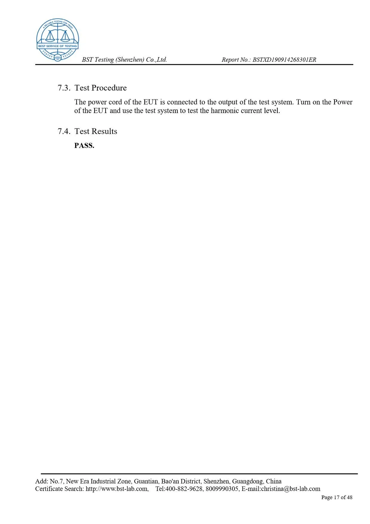 Ionic Refresher EMC Report Page 17