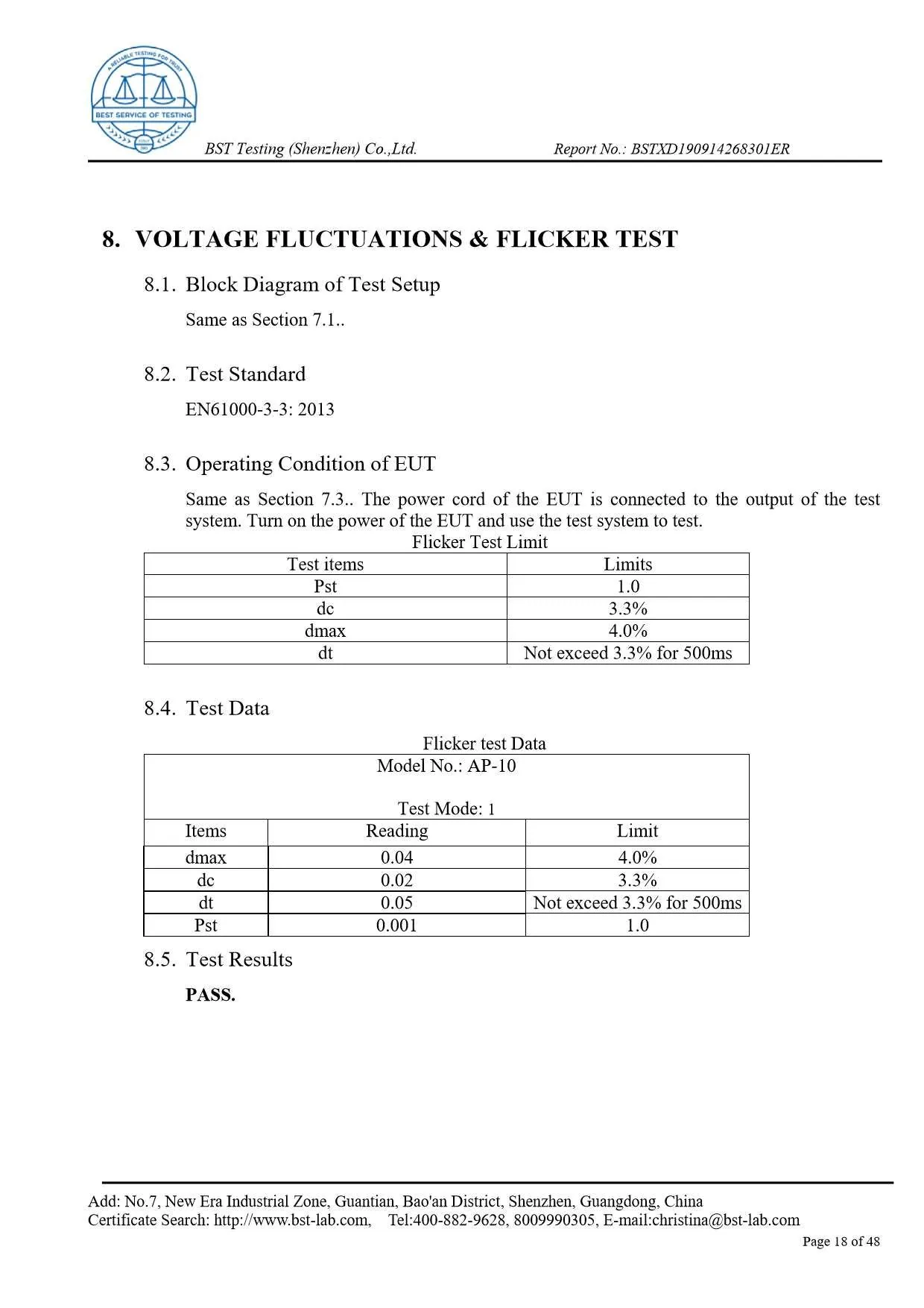 Ionic Refresher EMC Report Page 18