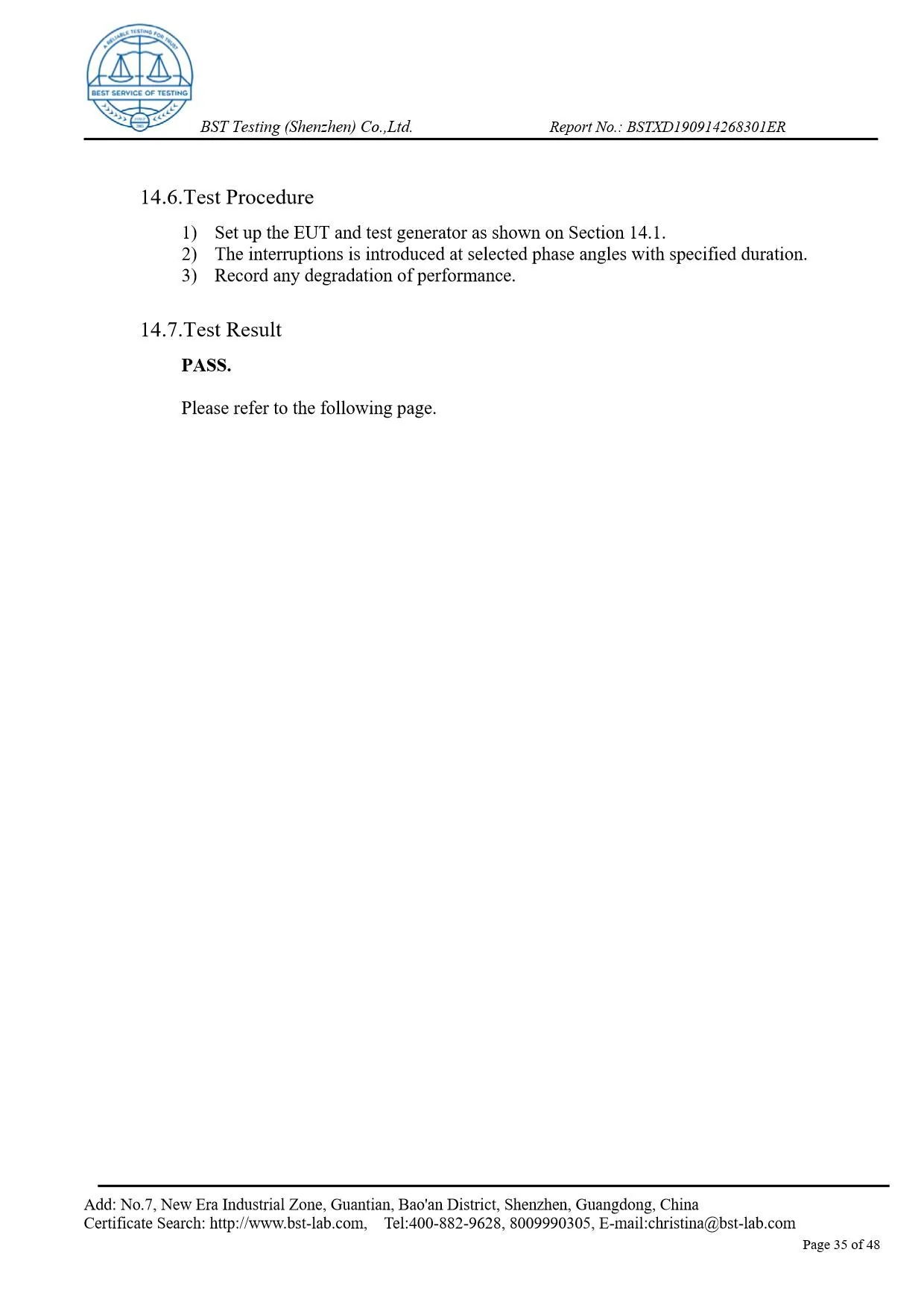 Ionic Refresher EMC Report Page 35