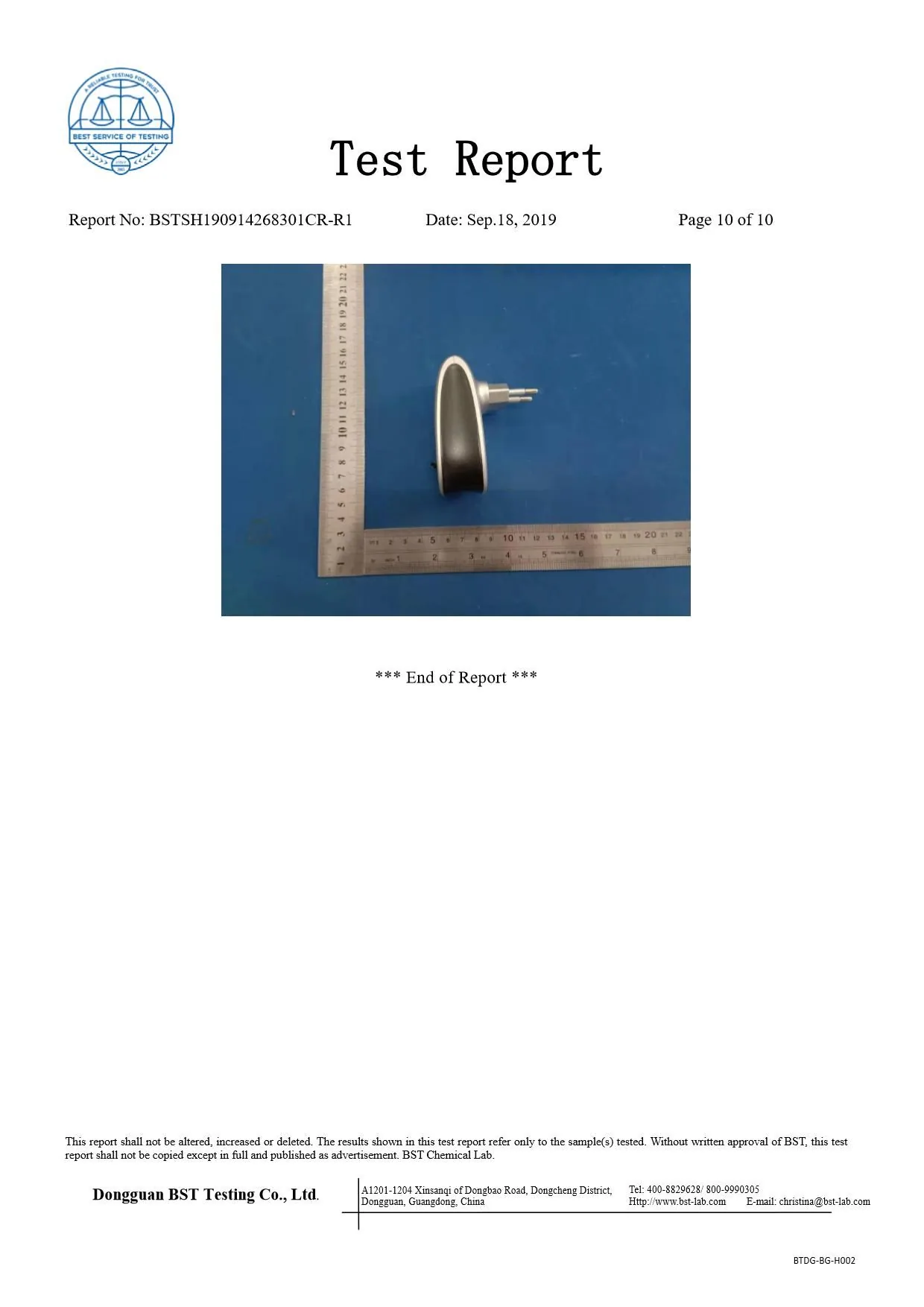 Ionic Refresher RoHS Report Page 10