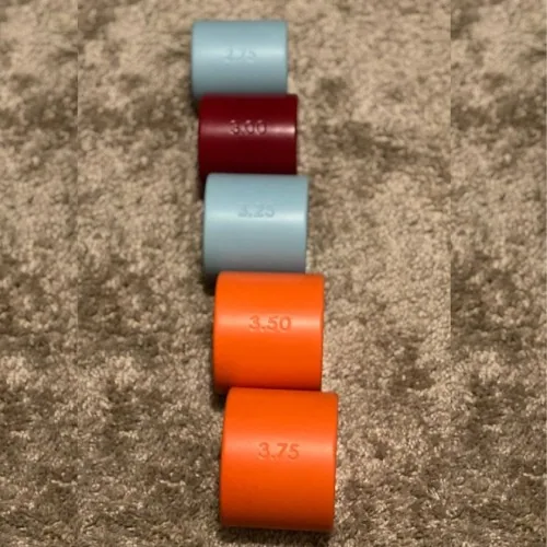 Foam roller diameter comparison