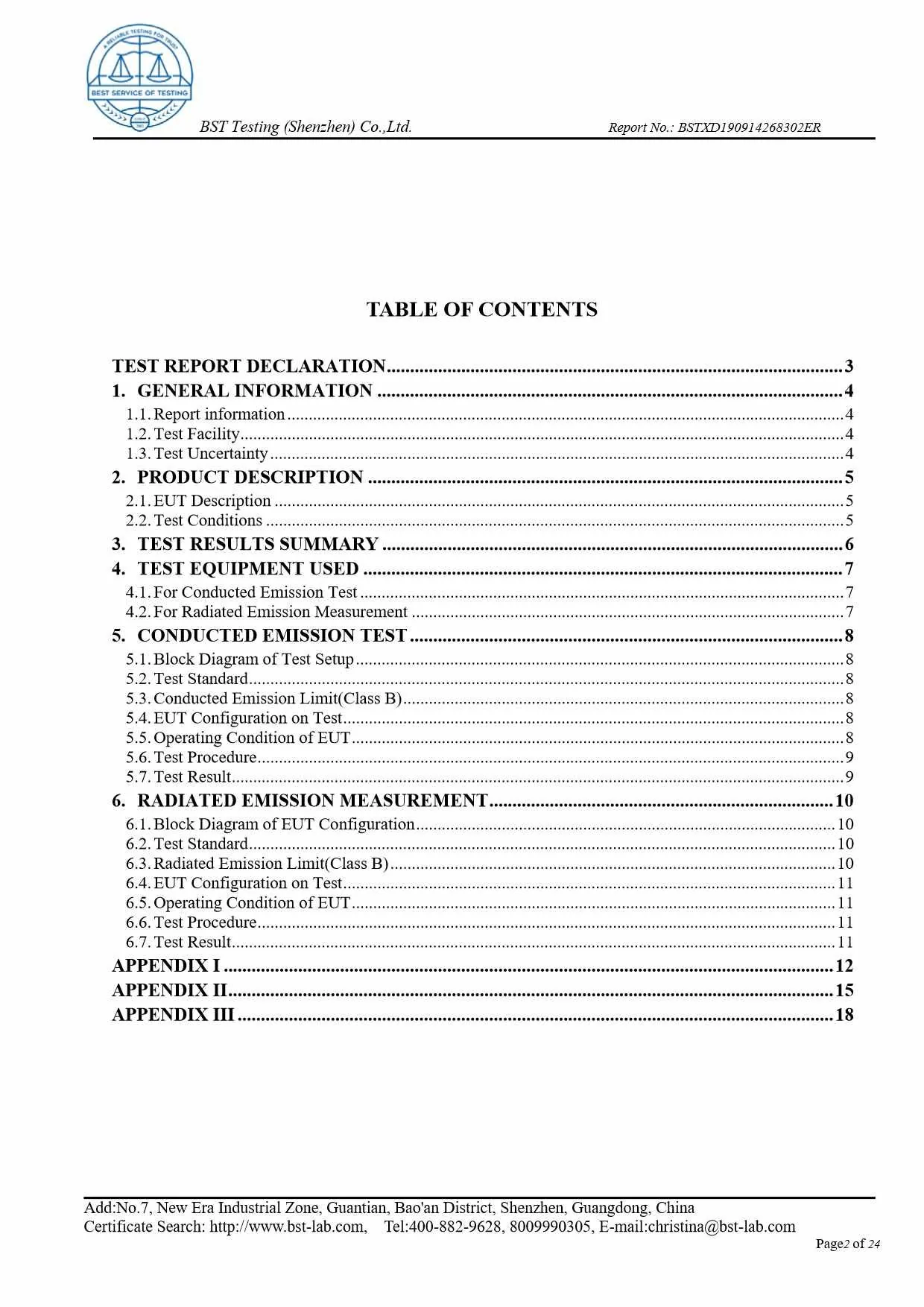 Ionic Refresher FCC Report Page 2