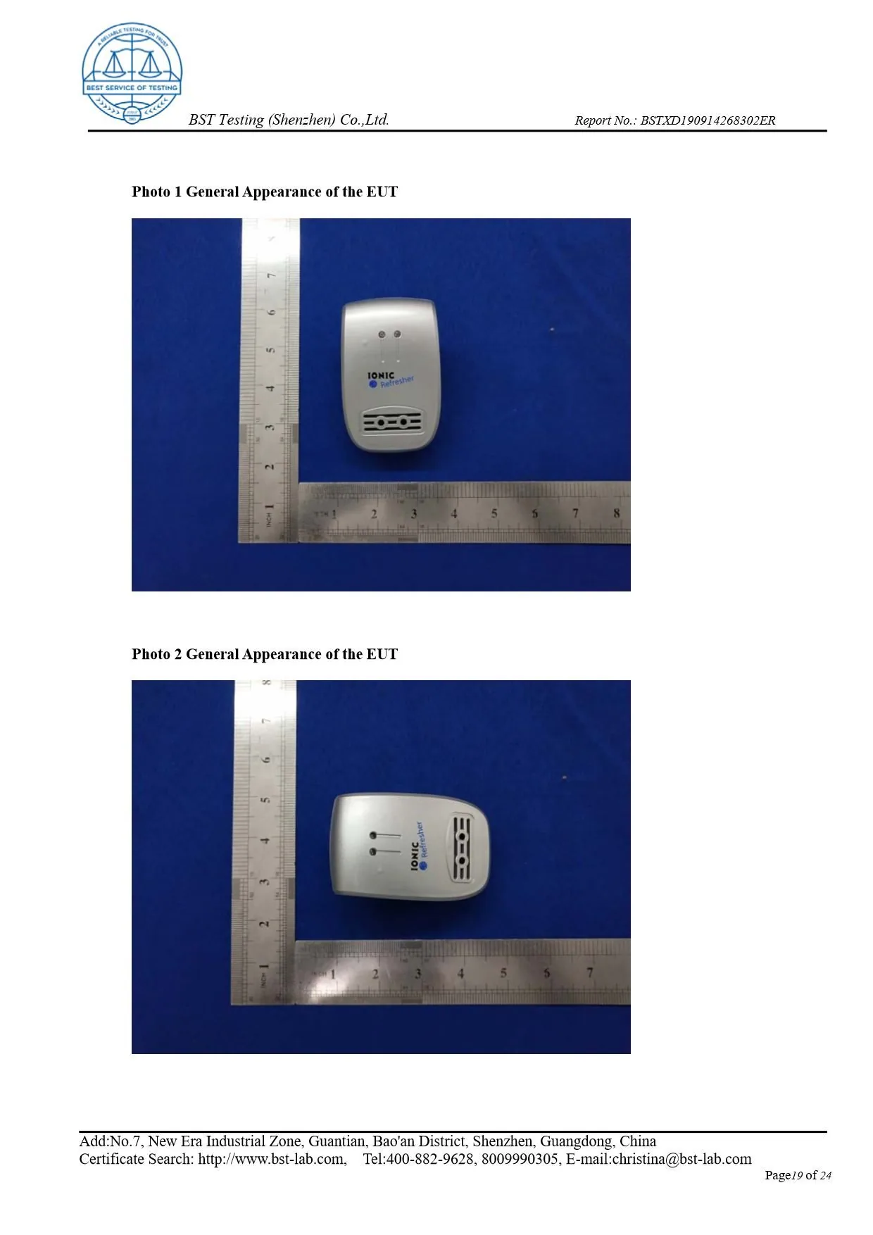 Ionic Refresher FCC Report Page 19