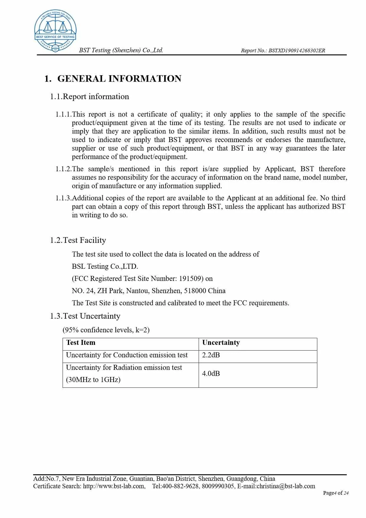 Ionic Refresher FCC Report Page 4