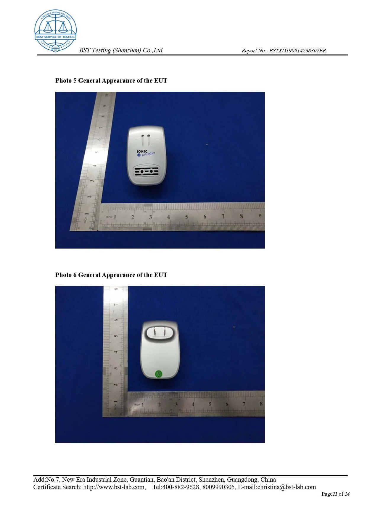Ionic Refresher FCC Report Page 21