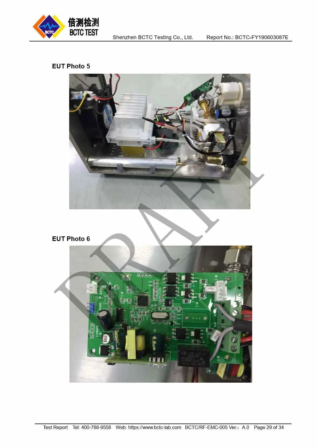 Tri-Oxy COMPLETE EMC Test Report Page 29