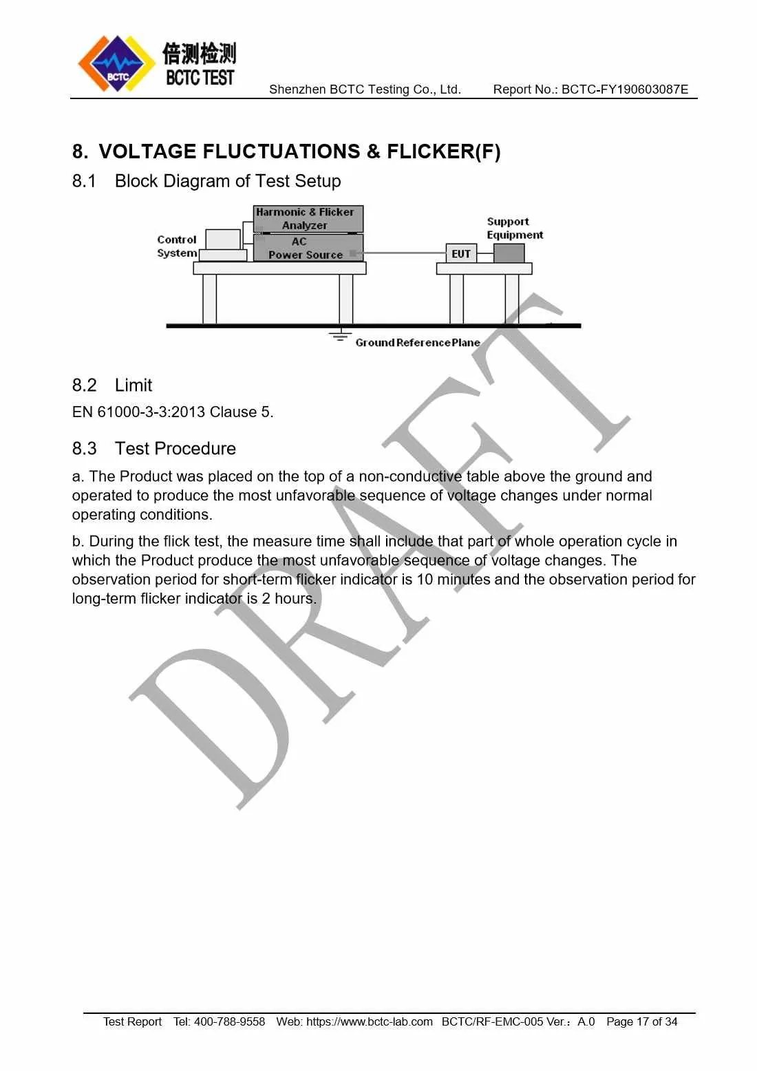 Tri-Oxy COMPLETE EMC Test Report Page 17