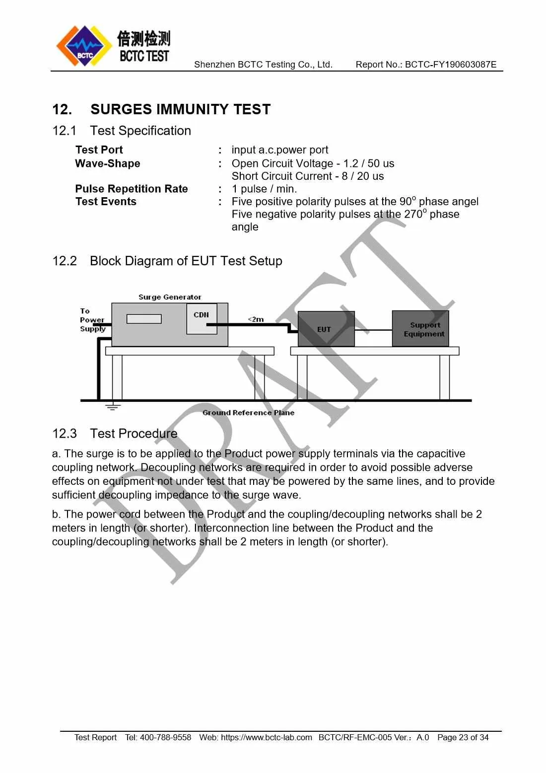 Tri-Oxy COMPLETE EMC Test Report Page 23