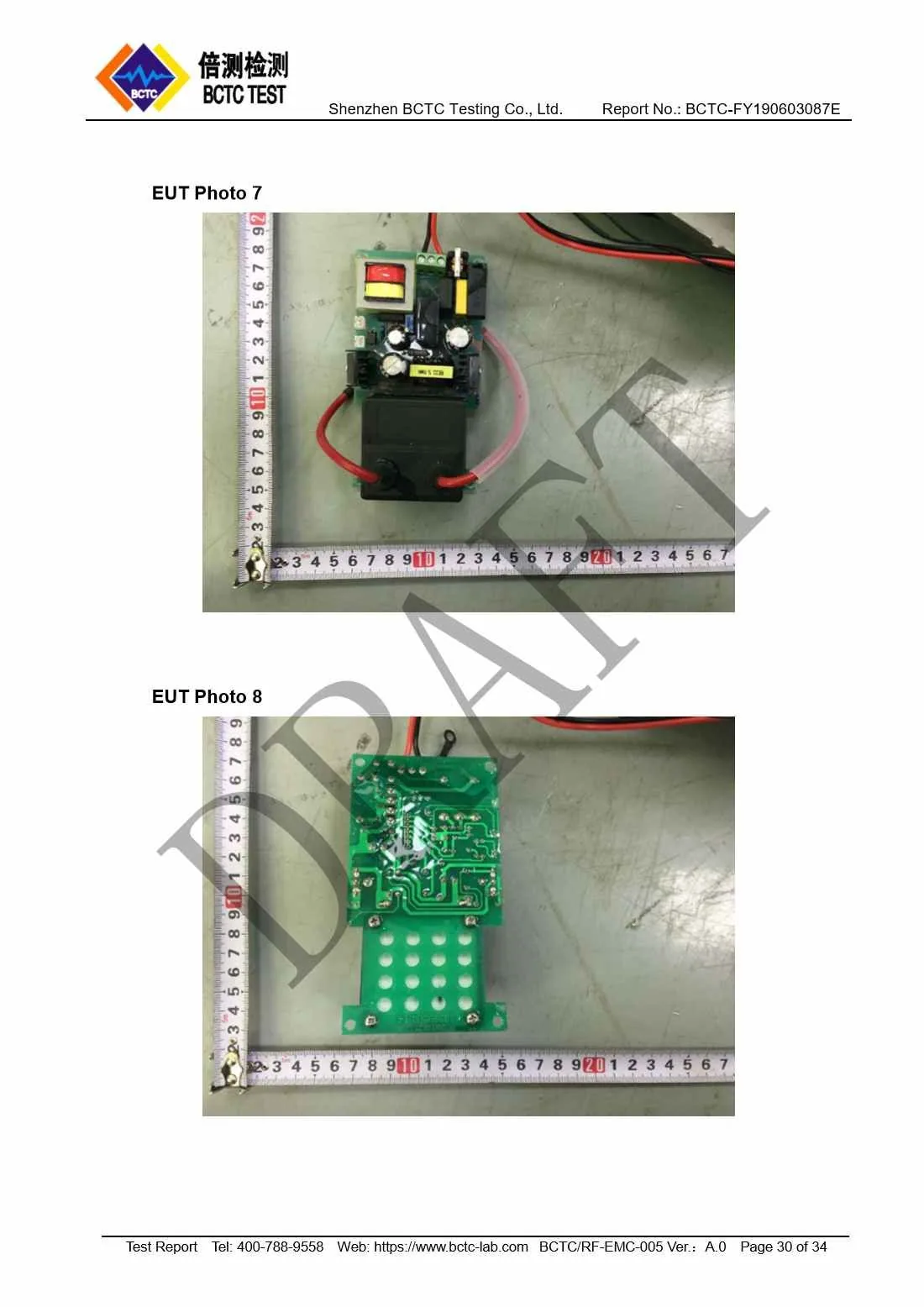 Tri-Oxy COMPLETE EMC Test Report Page 30