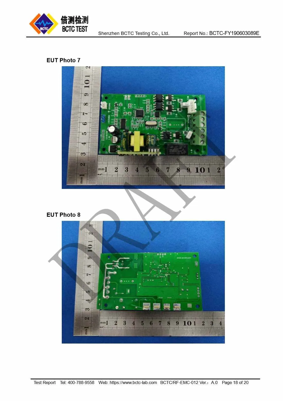 Tri-Oxy COMPLETE FCC Test Report Page 18