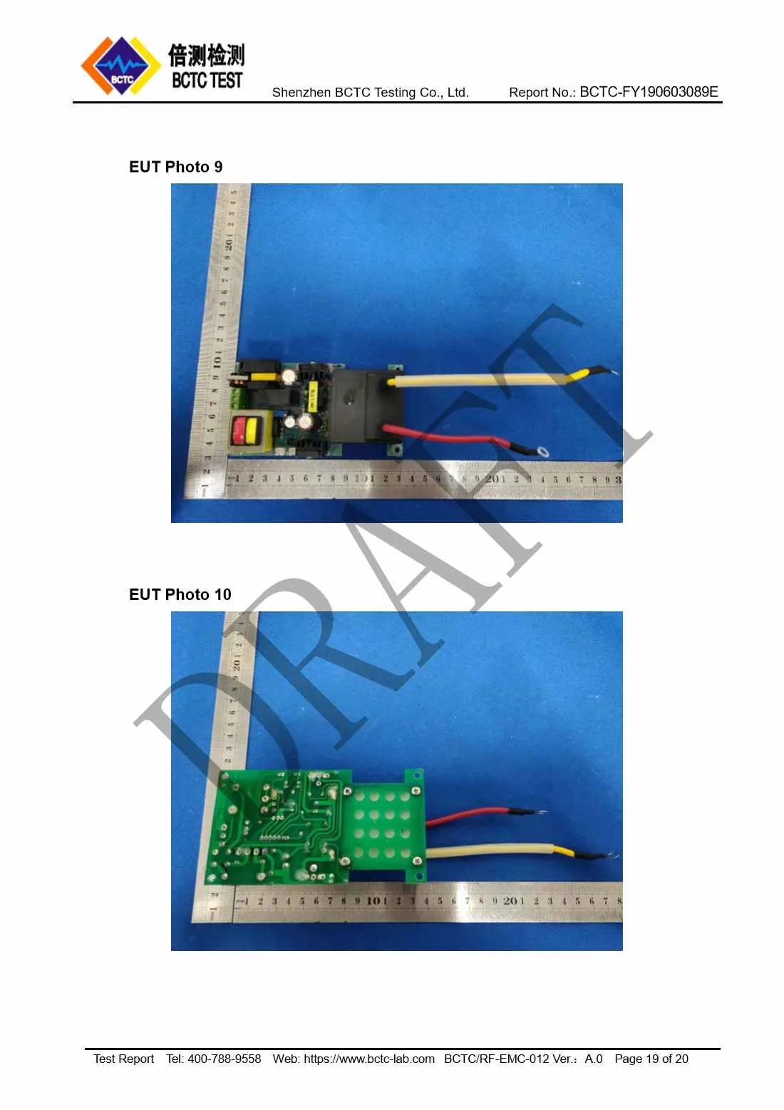 Tri-Oxy COMPLETE FCC Test Report Page 19