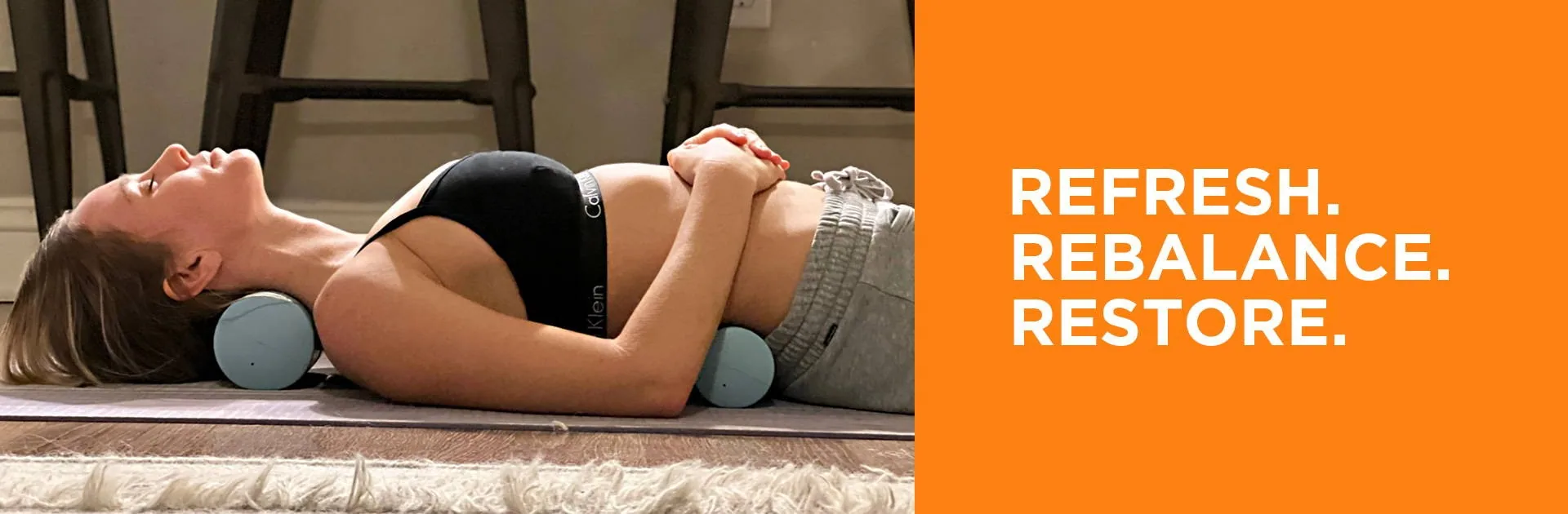How to loosen tight lower, upper back and neck muscles banner graphic