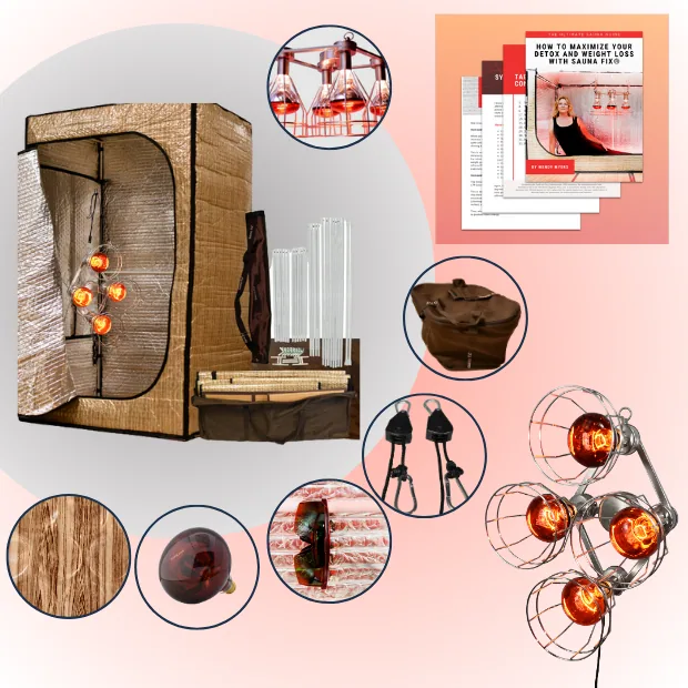 Dr. Myers Radiant Detox Sauna bundle