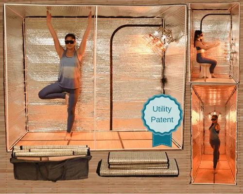 Dr. Myers Slim Fit Sauna bundle with exercise tent