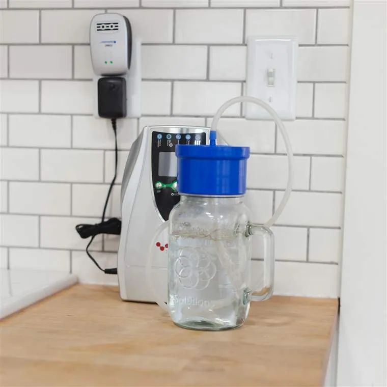 Tri-Oxy REFRESH degassing setup with the ozone generator