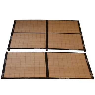 Front of Bamboo Mat for Convertible Radiant Sauna Tent