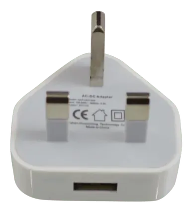 UK USB Plug Adapter | Breathe Safe