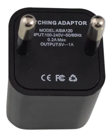 USB Plug Adapter 220-240 Volt for Breathe Safe (bottom view)