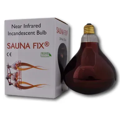 Sauna Fix® Heat Lamp 4 Bulb Set - 120 Volt