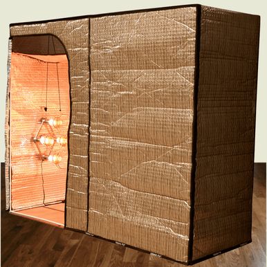 The new Hot Yoga and Exercise sauna tent, when used with the Sauna Fix NIR sauna lamp, helps burn 4…