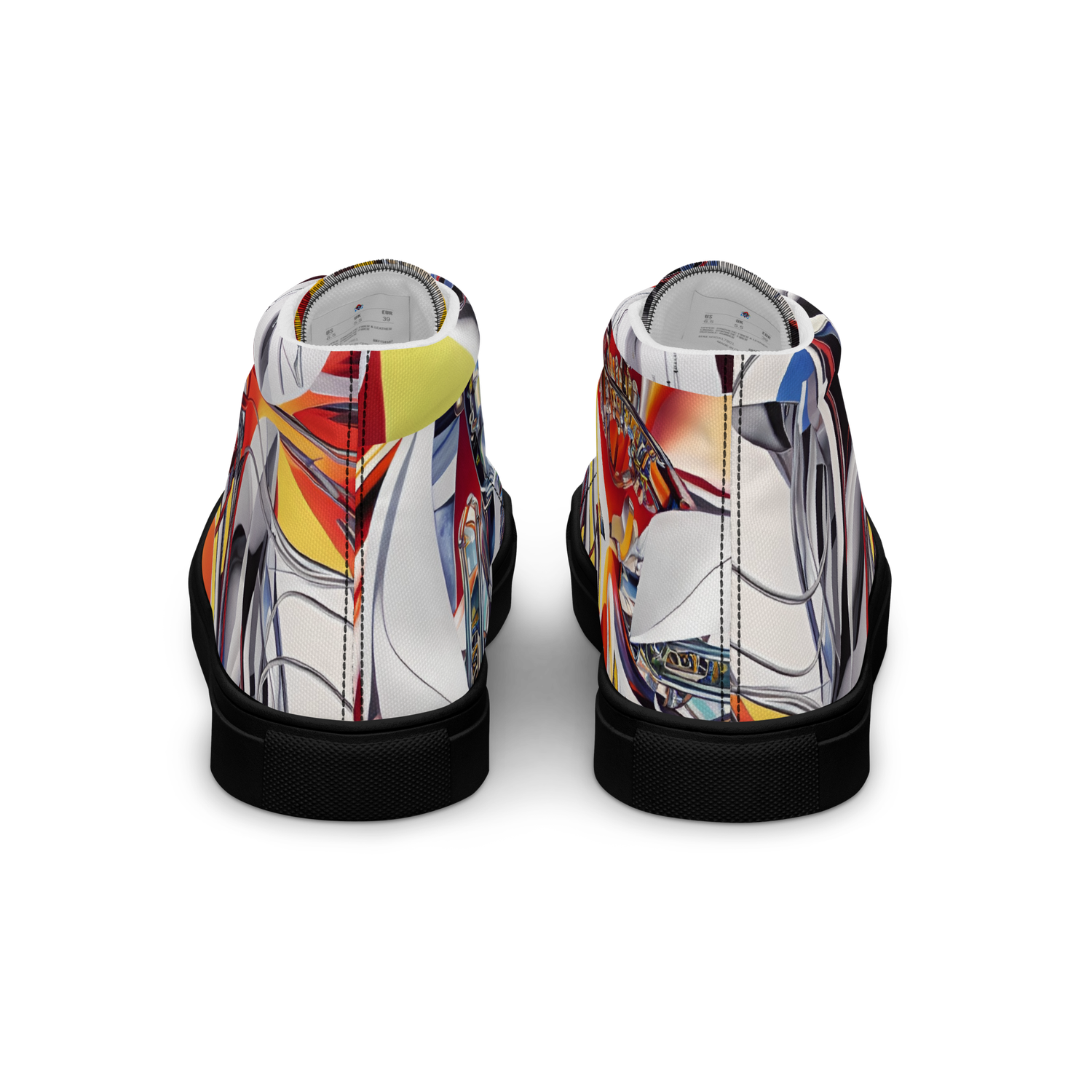 Men’s high top canvas shoes