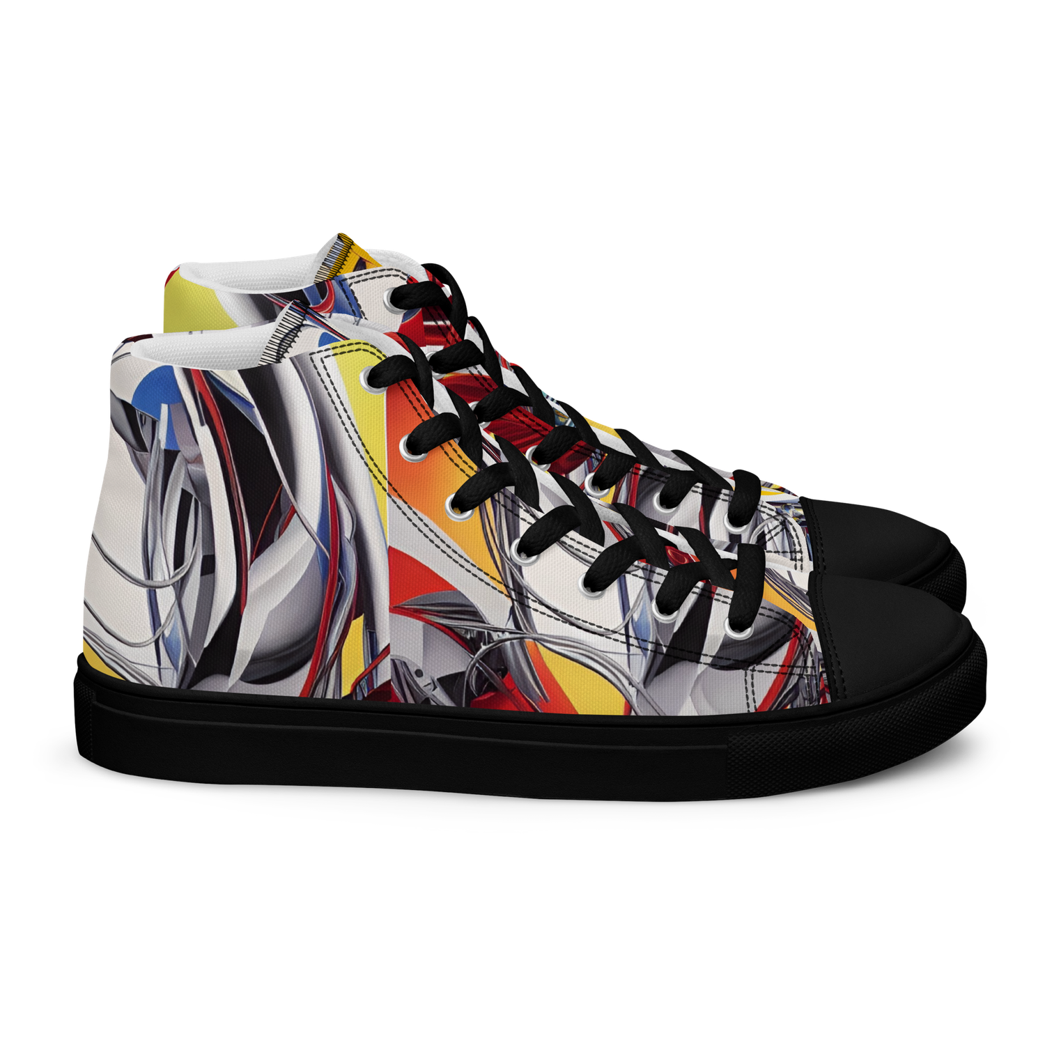 Men’s high top canvas shoes