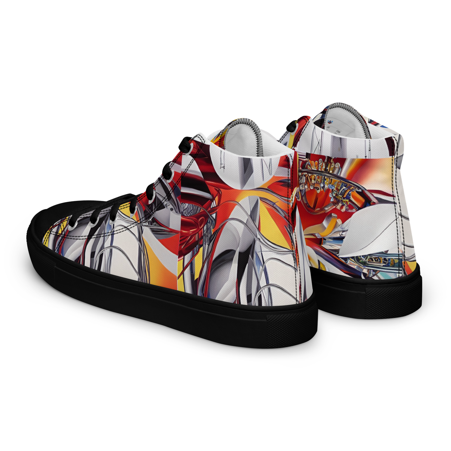 Men’s high top canvas shoes