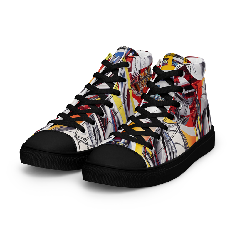 Men’s high top canvas shoes