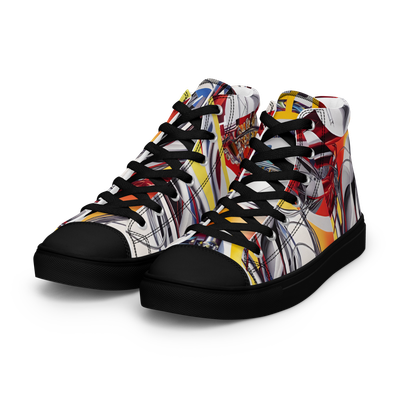 Men’s high top canvas shoes