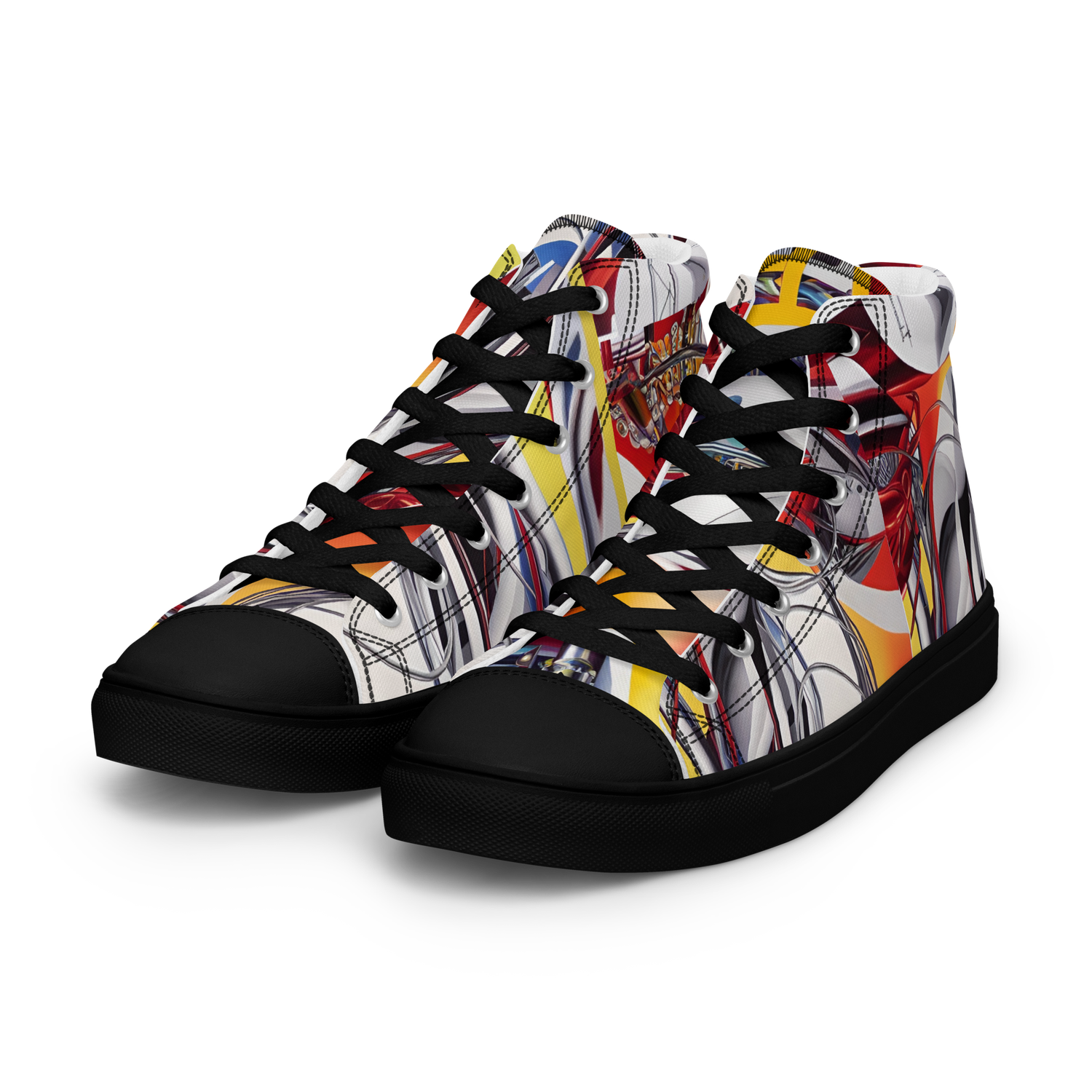 Men’s high top canvas shoes