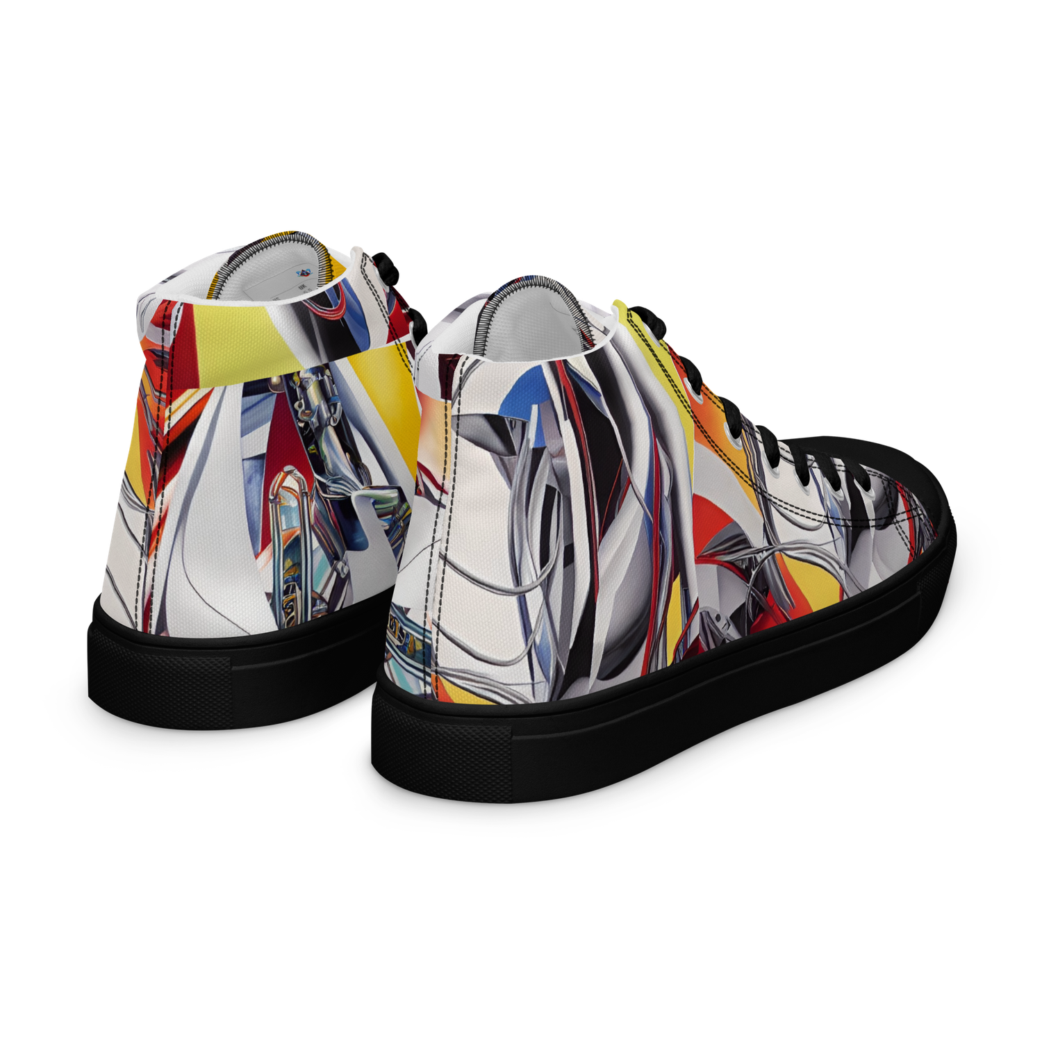 Men’s high top canvas shoes