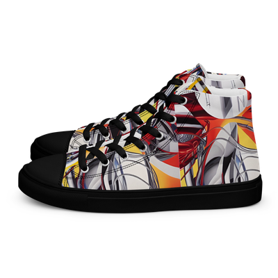 Men’s high top canvas shoes