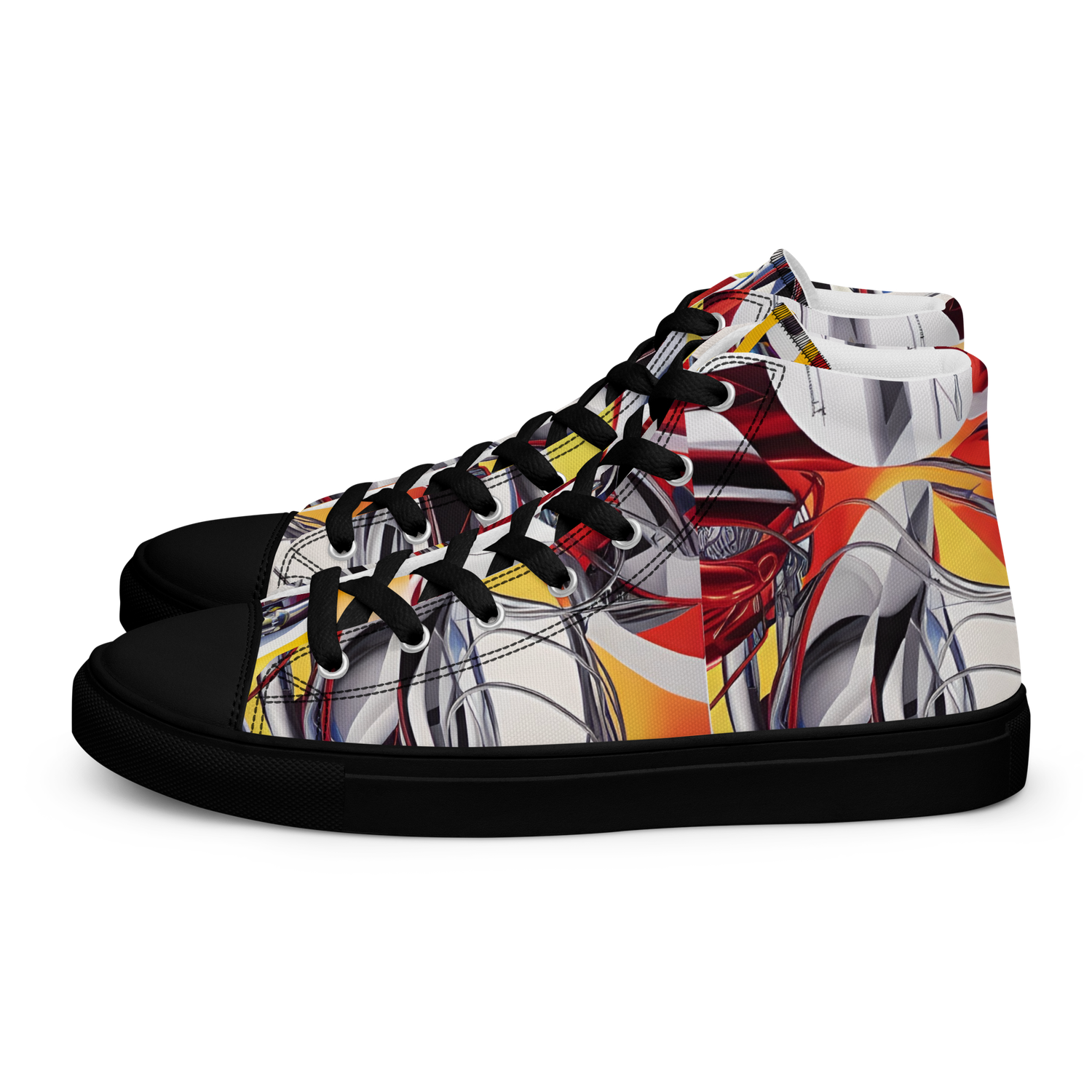 Men’s high top canvas shoes