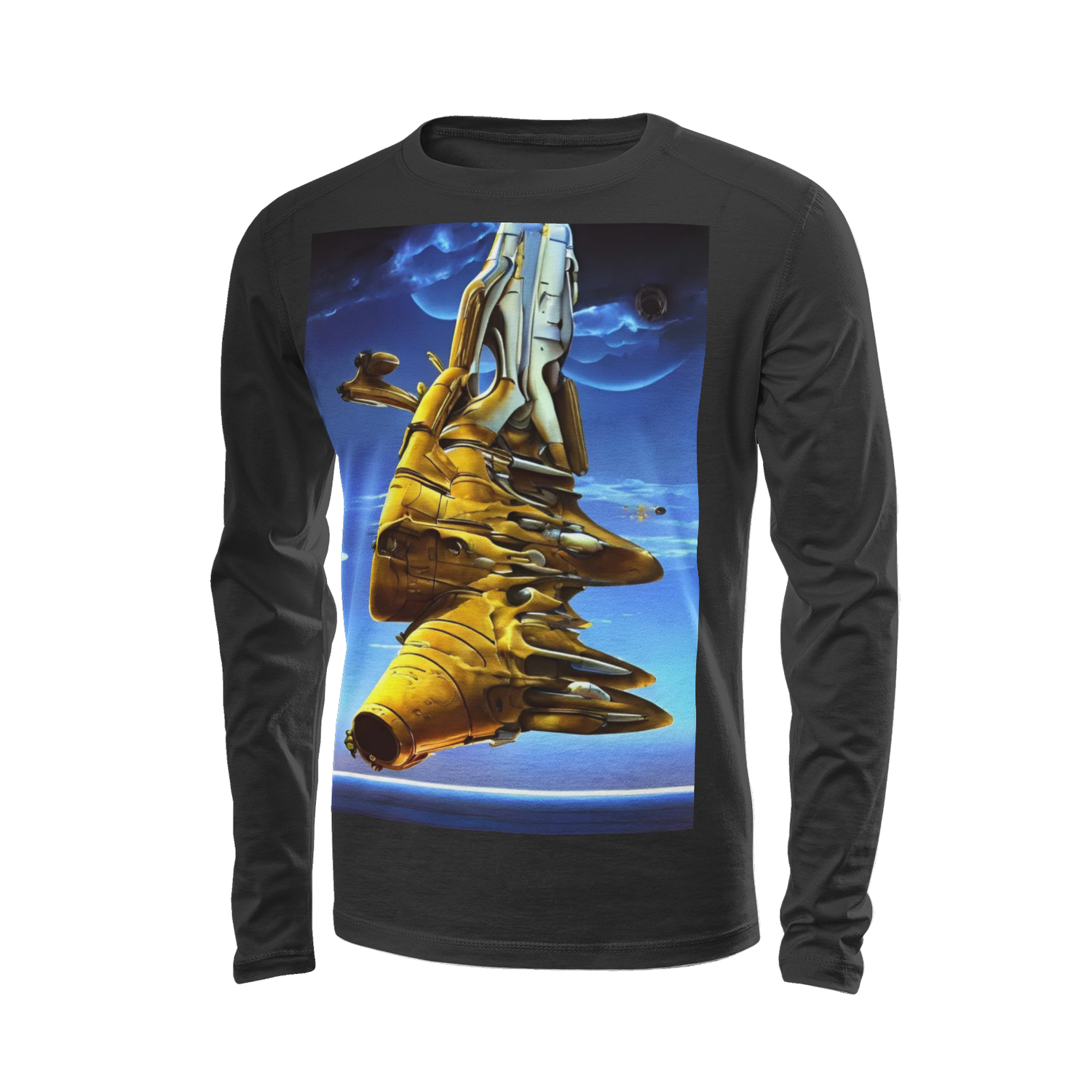 Miike&#39;s &quot;flying fortress&quot; Highweight Long Sleeve Shirt