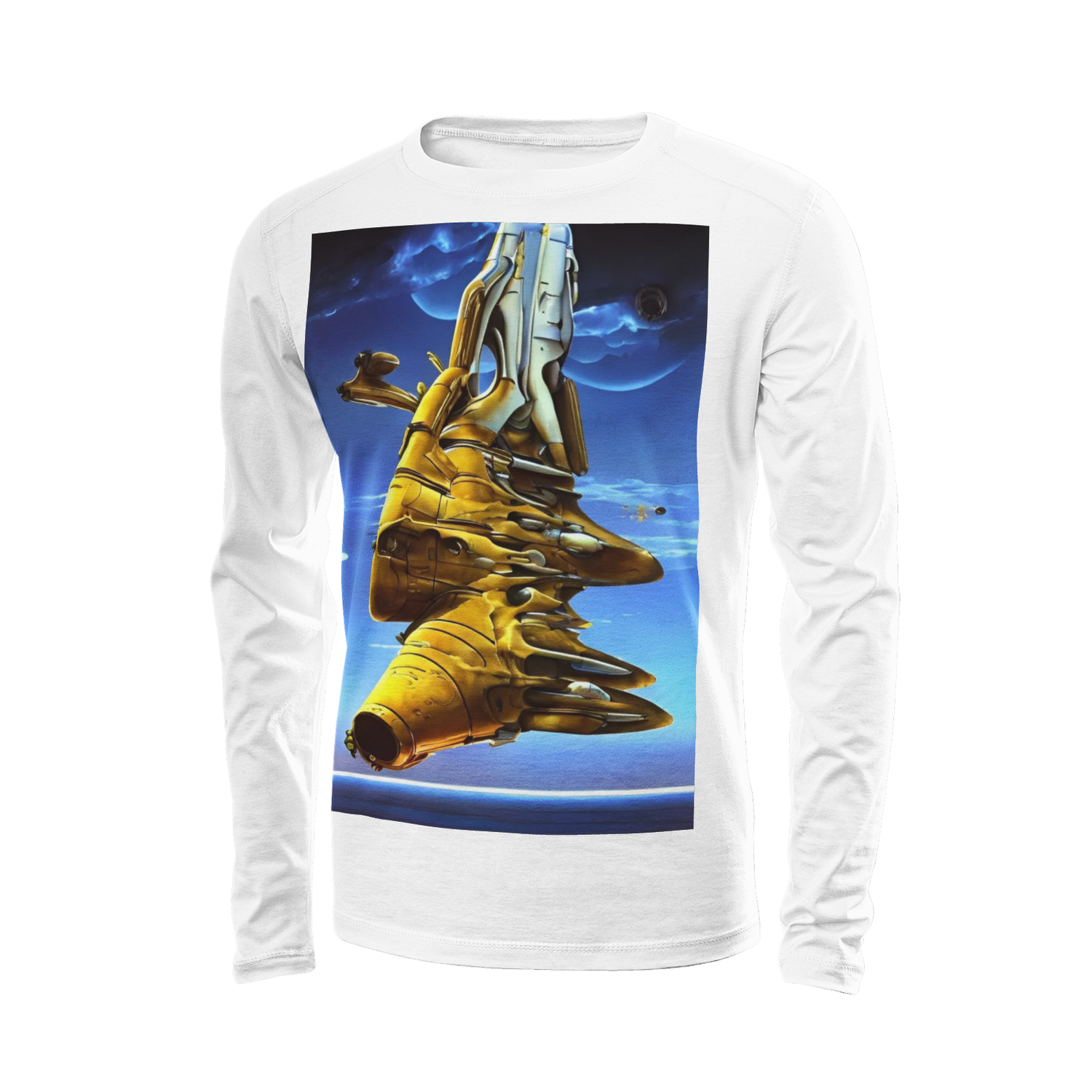 Miike&#39;s &quot;flying fortress&quot; Highweight Long Sleeve Shirt
