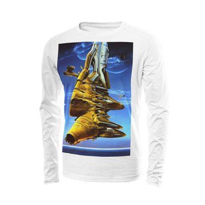 Miike&#39;s &quot;flying fortress&quot; Highweight Long Sleeve Shirt