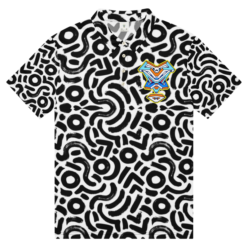 Miike’s slim Vortex logo polo
