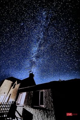 achmelvich milky way, highland, scotland beach