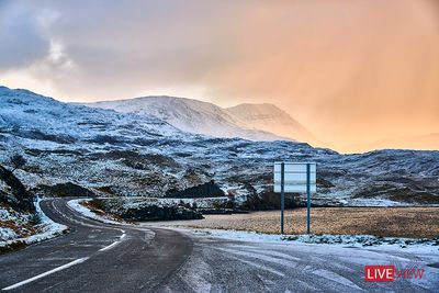 ardvreck castle and loch assynt3, highland, scotland beach