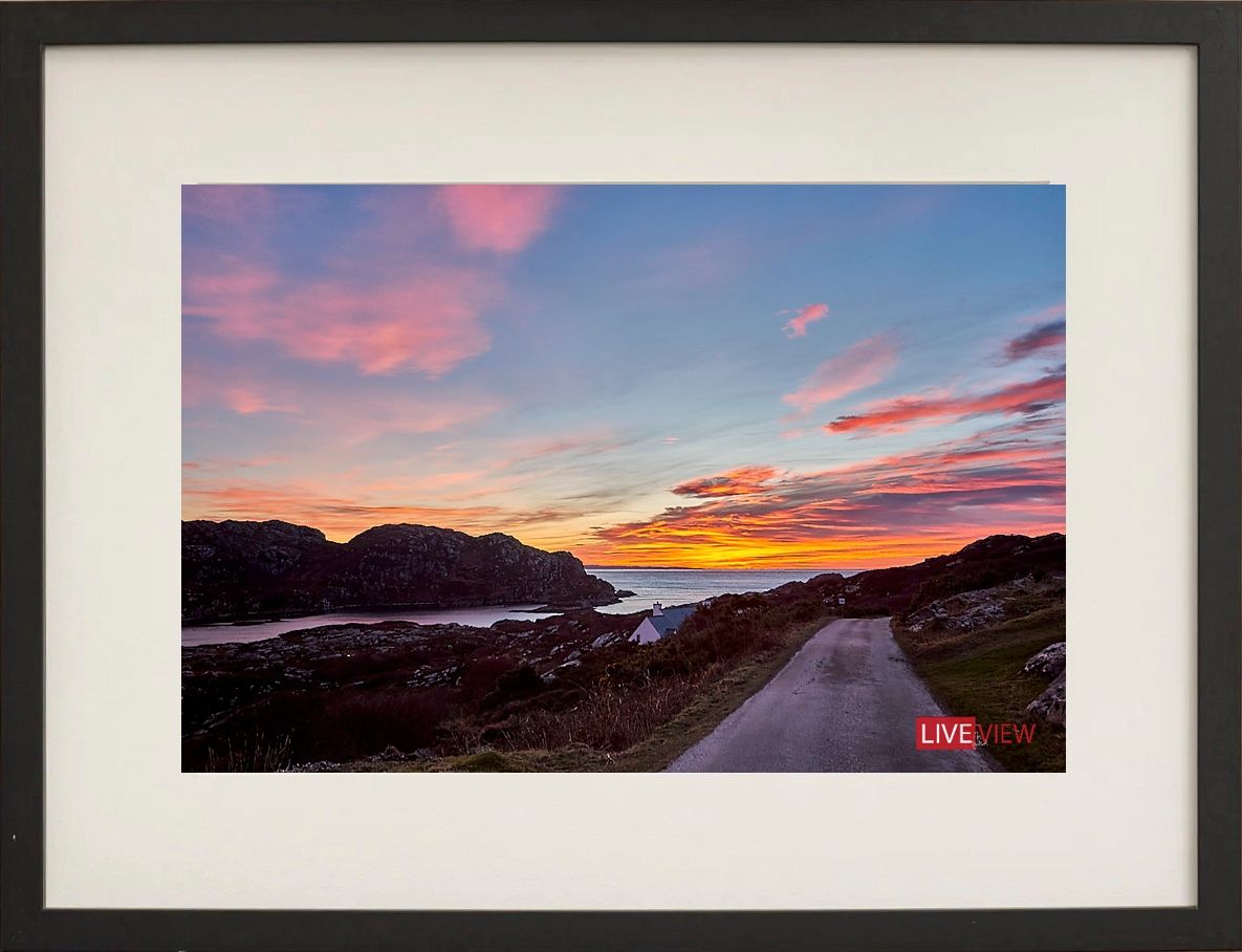 achmelvich loch roe, highland, scotland beach
